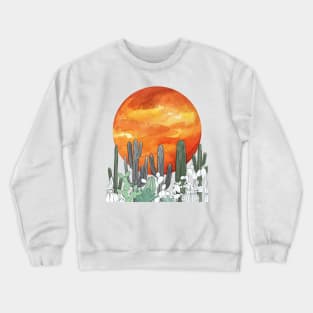 Cactus Sun Crewneck Sweatshirt